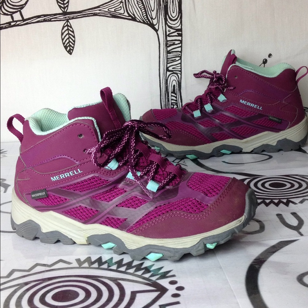MERRELL Youth waterproof hiking kids boot